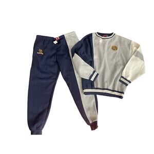 VTG Mickey INC Disney University Collegiate Sweatpants‎ sweatshirt size L XL NEW